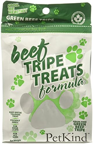 Petkind Green Beef Tripe Treats For Dogs, 6 Oz