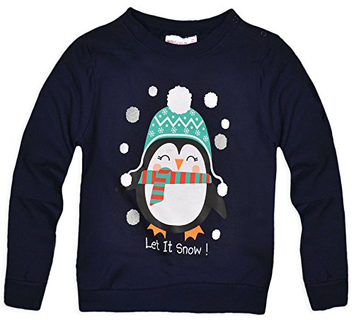 Baby Seasonal Jumper New Kids Xmas Boys Girls Christmas Sweatshirt