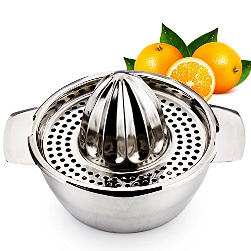 asentechuk® Manuelle Edelstahl Zitronenpresse orange juice Hohe Qualität Maker Reibahle Küche Werkzeug