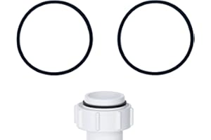 PlumbEZ 40mm Trap Washers – Rubber Seals for Basin & Sink Waste Traps – Leak Prevention Replacement Washers – Durable & Flexible Plumbing Spares – Packs of 2, 5, 10 & 25 Available