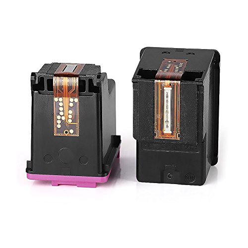 Inmax 302XL Tintenpatronen kompatibel für HP Deskjet 3630 302XL Ersatz für HP Deskjet 3636 Officejet 3831 OfficeJet 4655 Envy 4525(1 Schwarz +1 Tri-color ) - 7