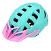 Produktbild meteor® Unisex Fahrradhelm MA-5: Radhelm Radfahrer für Radsport MTB Road Race, Downhill Wandern und andere Sports; für Hoverboard, Inline-Skate, BMX Fahrrad, Scooter (L 58-61 cm, Grün/Pink)
