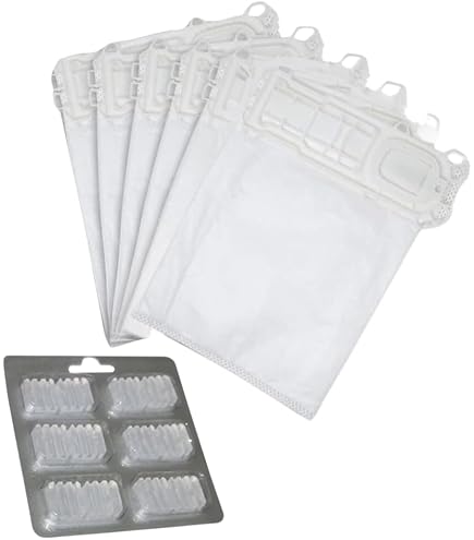 12 Sacchetti In Microfibra + 12 Profumini Per Vorwerk Folletto Kobold VK 135 E VK 136 - 3