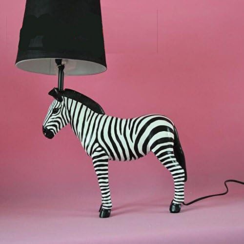 Zebra Resin Table Lamp Modern Living Room Bedroom Nightstand
