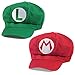 Produktbild KLIMBIM® Super Mario Kostüm Mütze Cap Hut Set Mario und Luigi