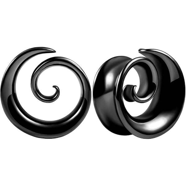 2 Pezzi Orecchini A Goccia Con Perla E Albero Della Vita - Tunnel In Acciaio Inossidabile Per Donna, Calibro Da 0g A 1", Design Svasato, Elegante