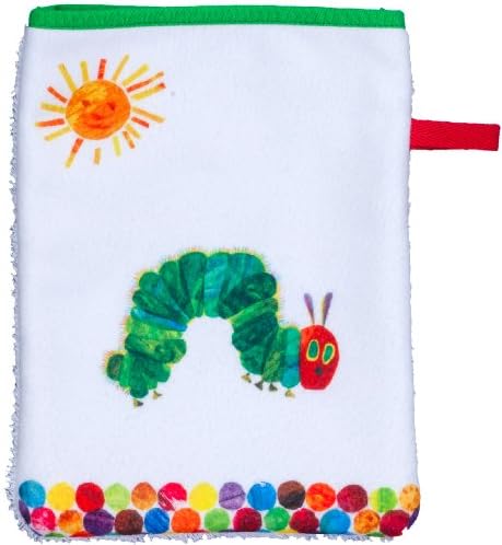 Smithy Fashion Wisch und Weg 1304010 Flannel with The Very Hungry Caterpillar Design 16 x 21 White