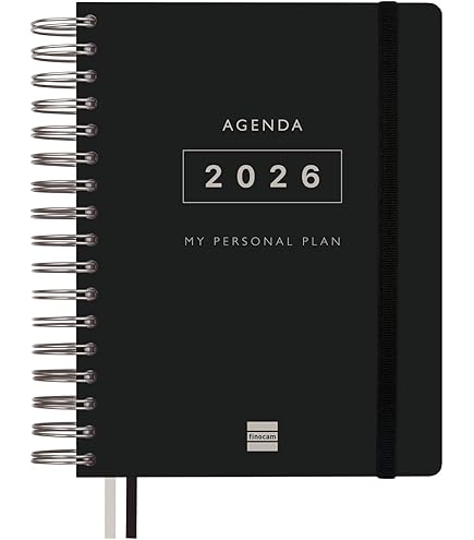 2026 Fiammetta Midi 12-month Verso Hardcover Flexi Dayplanner 2026 (Elastic Band Closure) | Kalender/agenda agenda