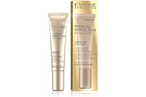 ‎EVELINE COSMETICS Eveline Cosmetics Magischer Perfektion Concealer - Medium, 15ml | Anti-Müdigkeit & Makelkorrektor mit Hyaluronsäure, Vitamin E, Peptiden & Matcha-Grüntee