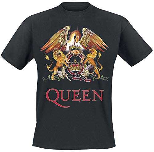 Queen Crest Vintage T-Shirt Schwarz 3XL Queen Crest Vintage T-Shirt Schwarz 3XL