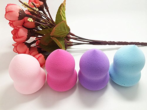 Pro Beauty Set of 4PCS Soft Facial Makeup Blender Sponge Flawless Beauty Foundation Powder Puff