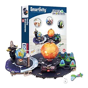 Smartivity Space Shooter STEM Educational DIY Fun Toys, Educational & Construction Based Activity Game for Kids 6 to 14, Gifts for Boys & Girls