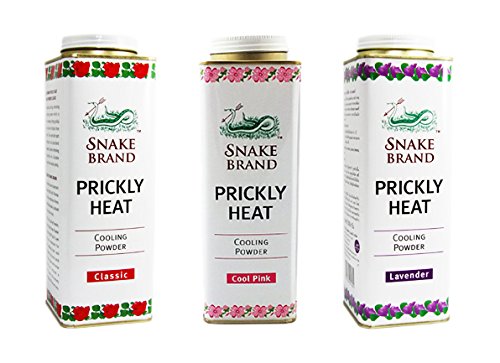 Snake Brand Prickly Heat Cooling Powder Selection Pack of 3, Classic, Lavender, Cool Pink (3 x 150g) - Image 3