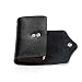 Produktbild LaDicha Männer Frau RFID Blocking Wallet Kreditkarte Etui Tasche Geldtaschen Kasse - Schwarz