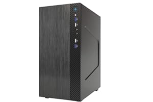Itek SMALLCOM-B Case Mini Tower, mATX, 2xUSB3, 2XUSB2, Brushed, Nero