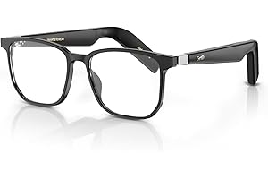 GetD AI Smart Bluetooth Glasses for Men and Women, Voice Controlled Open Ear style Smart Glasses for Listening to Music and Calls with Built in Speakers, IPX4 Waterproof Bluetooth Audio Glasses