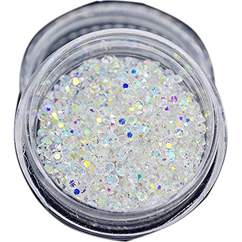 Bluelans® 300pcs Mini Clear Rhinestones Nail Art Decorations Gemstones (Multicoloured)