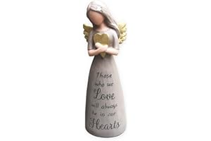 GEMINI GIFTS Memorial Angel Figurine Ornament Collectible Figure Gift for Someone who has lost Someone Special Sympathy Gift with Thoughtful Words and Sentimental Verse Memorial Guardian Angel
