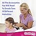 SCHOOL HAIR ACCESSORIES SET FOR GIRLS: 40 pcs, All School Uniform Colours Available, Black, Green, Red, Navy Blue, Headbands, Hair Clips, Hair Bands, Ribbon Bows, Slides, Alice Bands - Back To School.