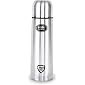 Cello Flip Style Stainless Steel Insulated Flask without Thermal Jacket, 1000ml, Silver