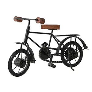 Vian Metal Miniature Figurine, 11.50x4x7 inch, Black