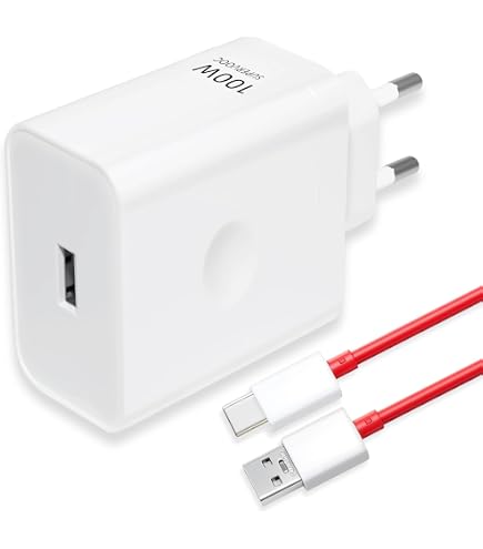 TOPAUX Caricatore USB 65W SUPER-VOOC Per OPPO – Cavo 1m 6A, Ricarica Rapida Per Find X5, Reno7, A60 E Altri
