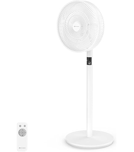 4UMOR Ventilatore A Piantana Silenzioso 20dB