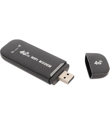EIOTCLUB 4G LTE Dongle mit WiFi 6 , USB A & USB C WLAN Modem, 150 Mbit/s, Plug & Play Internet-LTE Stick, Mobiler Hotspot für Laptop/Tablet/Reisen/Geschäft, Nur mit EIOTCLUB SIM