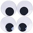 CCINEE 4 Pieces 3 Inches Giant Googly Eyes With Self-adhesive