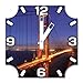 Produktbild Golden Gate Bridge, Design Wanduhr aus Alu Dibond zum Aufhängen, 30 cm Durchmesser, breite Zeiger, schöne und moderne Wand Dekoration, mit qualitativem Quartz Uhrwerk