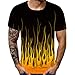 Price comparison product image Hotsell3D Printed T Shirts for Men, Unisex T-Shirt 3D Funky Printed Casual Graphic Short Sleeve Tops Tees Hipster Shirt Graphics Tees Yellow