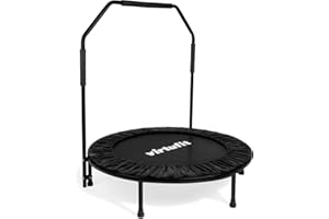 ‎VIRTUFIT VirtuFit Faltbares Fitness-Trampolin mit Griff - Schwarz - 100 cm
