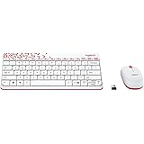 Logitech MK240 Nano USB Wireless Keyboard and Mouse Set, 12 Function Keys 2.4GHz Wireless, 1000DPI,Spill-Resistant Design, PC