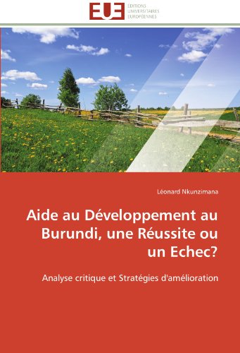 Aide au développement au burundi, une réussite ou un echec?