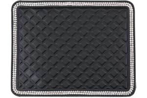 Anti-Rutsch-Matte für Armaturenbrett Bling Bling, Asudaro Strass KFZ Halterung Anti Rutsch Matte Antirutschmatte Auto Armaturenbrett Klebematte Anti-Rutsch-Pad für Handy Sonnenbrille Schlüssel Münzen