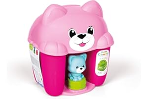 Clementoni Soft Clemmy, Cat & Kitty, Mattoncini morbidi, Multicolore, 17295