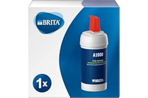 BRITA Filtro A1000 - Filtro di ricambio per sistemi BRITA Online Active, Mypure A1 - riduce cloro e impurità