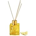 Pan Aromas (50ml) Lemon Sorbet Reed Diffuser Set - Wonder Series| Room Air Freshener| Scented Reed Diffuser for Home Fragrance - Offices, Home, Bathroom & Living Room| Lasts Upto 25-30 Days