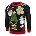 Produktbild Herren Weihnachten Pullover,Dasongff Strickpullover Weihnachtspullover Mit Rundhalsausschnitt Xmas Sweatershirts Langarm Merry Christmas Longpullover