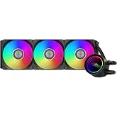 PCCOOLER ARGB 360MM Sıvı Soğutucu, 120mm Sessiz ARGB Fanlar, Intel LGA 115X/1200/1700/20XX ve AMD AM4/AM5 ile Uyumlu (CPS DA3
