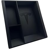 Tesla Model Y (Legacy) 3 B&ouml;lmeli Orta Konsol D&uuml;zenleyici (JUNİPER UYUMLU DEĞİLDİR)