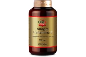 Obire | Perlas de Aceite de Onagra 500 mg | 450 Perlas | Soporte Natural para el Ciclo Menstrual | 10% GLA | Omega 3, 6, 9 | Vitamina E