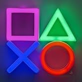 Playstation LED Neon Işık - Oyun Odası i&ccedil;in Resmi Lisanslı Duvar Lambası, Kontrol Simgesi, Ruh Hali Aydınlatma Ofis Dekoru | 