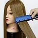 Neverland Beauty 30" Super Long Smooth 100% Synthetic Brown Hair Hairdressing Equipment Styling Head Doll Mannequin Training Head Tools Braiding Cutting Student Practice Model with Clamp UK Stock