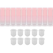 Leadigol 5 Ml Leere Lipgloss-Tuben – Nachfüllbar, Transparent, Für DIY-Lippenpflege