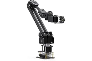 Waveshare Robotic Arm Kit, 5 + 1 DOF High-Torque Serial Bus Servo Robotic Kit, Based on ESP32, Wireless Control, 2-DOF Wrist Joint, Compatible with LeRobot, Adopts 5X All Metal ST3235 Bus Servos