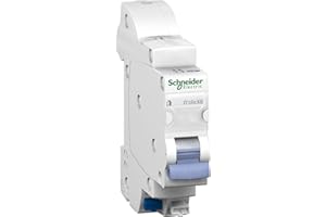 SCHNEIDER ELECTRIC Schneider 16725 - Disjoncteur DuoLine XE clic 1P + N 10A - courbe C - Bouchon