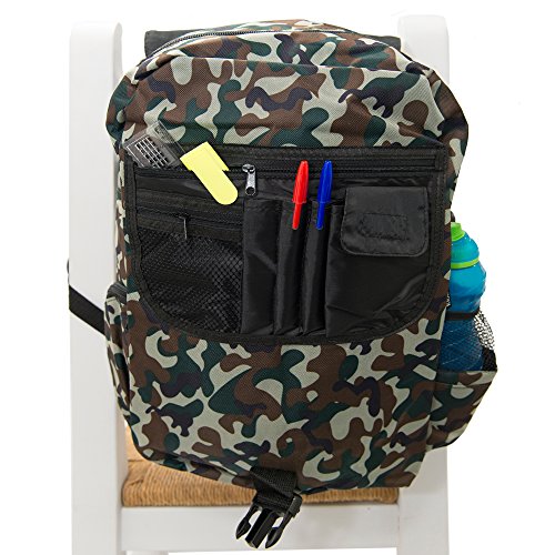 Personalised Backpack Jurassic Park T Rex Dinosaur Rucksack | School Work Sports Bag | Camouflage Print