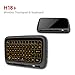 Produktbild SIMCAST Pocket 2.4GHz Kabellose Tastatur Maus mit vollem Touchpad zum r Windows Mac Chrome Android TV Box, Kodi,HTPC, IPTV, PC, PS3 ,Xbox 360, Raspberry Pi 3,NVIDIA SHIELD TV2017 Neue Ver, Weltweit erste Full-Touch-Tastatur