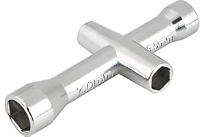 DILWE Klucze krzyżowe do modelarstwa, wielofunkcyjne klucze krzyżowe Akcesoria do śrub i nakrętek M2 / M2,5 / M3 / M4